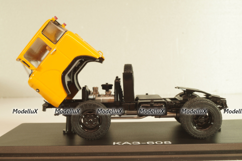 Каз-608 тягач 1958, оранжевый, SSM1290, SSM 1:43