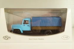 Газ-33073, голубой/хаки, SSM1152, SSM 1:43 ( С доработками)