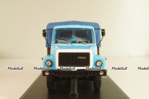 Газ-33073, голубой/хаки, SSM1152, SSM 1:43 ( С доработками)
