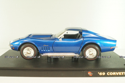Chevrolet Corvette Stingray 427 (C3) 1969, blue, 54574, Hot Wheels 1:18