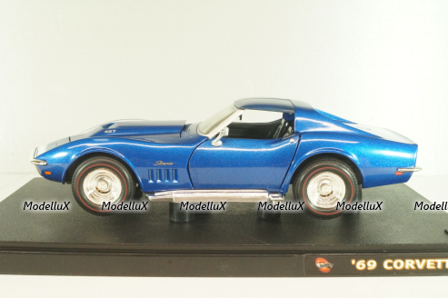 Chevrolet Corvette Stingray 427 (C3) 1969, blue, 54574, Hot Wheels 1:18