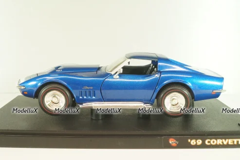 Chevrolet Corvette Stingray 427 (C3) 1969, blue, 54574, Hot Wheels 1:18