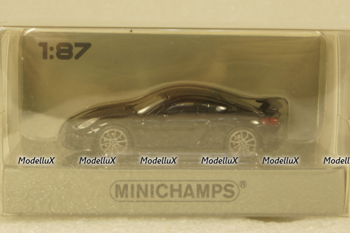 Porsche 981 Cayman Gt4 Black, 870066121, Minichamps 1:87