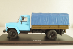 Газ-33073, голубой/хаки, SSM1152, SSM 1:43 ( С доработками)