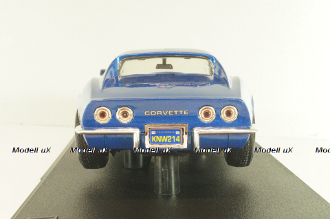 Chevrolet Corvette Stingray 427 (C3) 1969, blue, 54574, Hot Wheels 1:18
