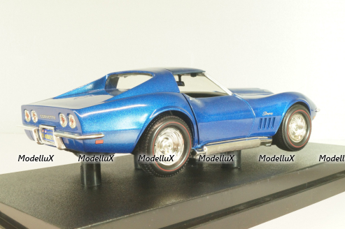 Chevrolet Corvette Stingray 427 (C3) 1969, blue, 54574, Hot Wheels 1:18