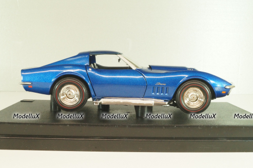 Chevrolet Corvette Stingray 427 (C3) 1969, blue, 54574, Hot Wheels 1:18