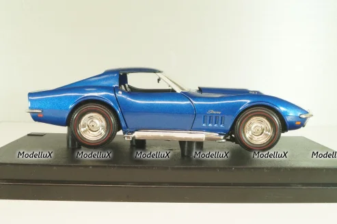 Chevrolet Corvette Stingray 427 (C3) 1969, blue, 54574, Hot Wheels 1:18