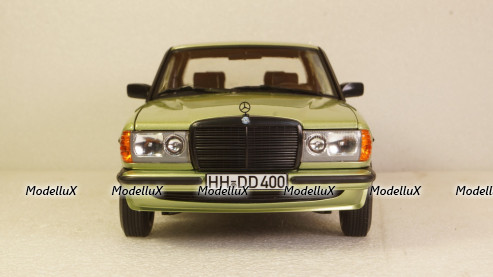 Mercedes 200 AMG W123 1984 green met., 183795, Norev 1:18