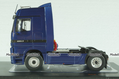 Mercedes Actros MP1 1995 blue, TR121, IXO 1:43