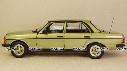 Mercedes 200 AMG W123 1984 green met., 183795, Norev 1:18