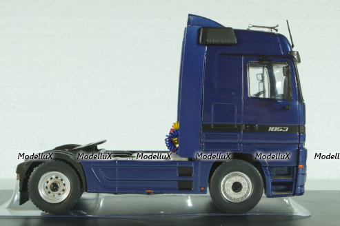 Mercedes Actros MP1 1995 blue, TR121, IXO 1:43
