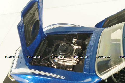 Chevrolet Corvette Stingray 427 (C3) 1969, blue, 54574, Hot Wheels 1:18