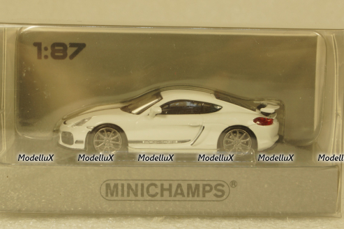 Porsche 981 Cayman Gt4 White, 870066120, Minichamps 1:87