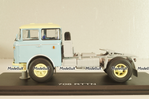 Skoda-706 RTTN tractor 1966, light blue/grey, SSM1306, SSM 1:43