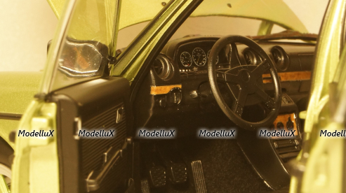 Mercedes 200 AMG W123 1984 green met., 183795, Norev 1:18