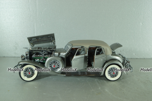 Duesenberg SJ Twenty Grand 1933, silver, Franklin Mint 1:24