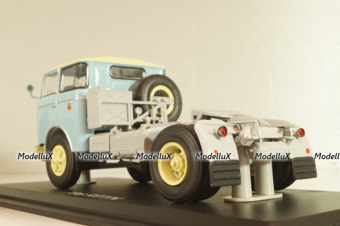 Skoda-706 RTTN tractor 1966, light blue/grey, SSM1306, SSM 1:43