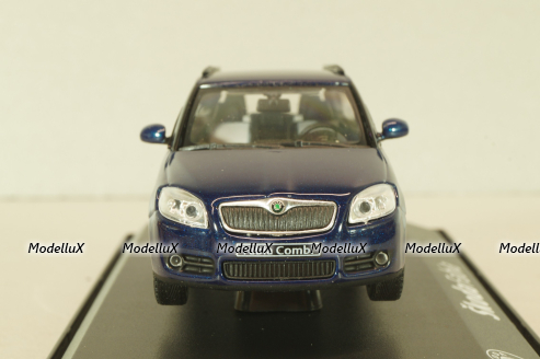 Skoda Fabia II Combi 2007, blue, 143AB009KC, Abrex 1:43 Уценка!