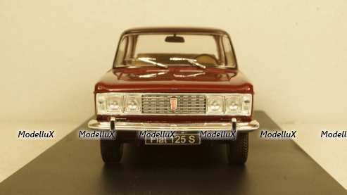 Fiat 125 Special dark red, WB124075, WhiteBox 1:24