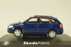 Skoda Fabia II Combi 2007, blue, 143AB009KC, Abrex 1:43 Уценка!