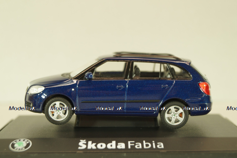 Skoda Fabia II Combi 2007, blue, 143AB009KC, Abrex 1:43 Уценка!