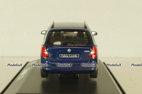 Skoda Fabia II Combi 2007, blue, 143AB009KC, Abrex 1:43 Уценка!