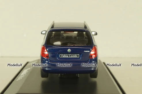 Skoda Fabia II Combi 2007, blue, 143AB009KC, Abrex 1:43 Уценка!