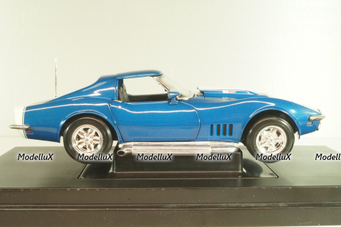 Chevrolet Corvette Baldwin Motion (C3) 1968, blue, 33389, Ertl - American Muscle 1:18