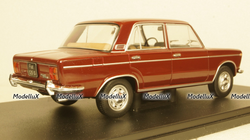 Fiat 125 Special dark red, WB124075, WhiteBox 1:24