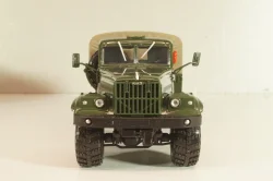 Краз-255Б бортовой с тентом 1969, зеленый, Н289, Наш Автопром 1:43  (С доработками)