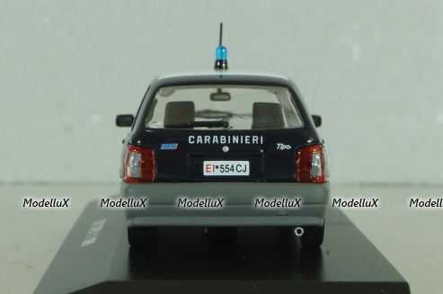Fiat Tipo 1.1 Carabinieri, Police 1989, dark blue,  803321, Edison Giocattoli 1:43