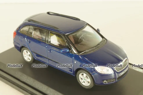 Skoda Fabia II Combi 2007, blue, 143AB009KC, Abrex 1:43 Уценка!