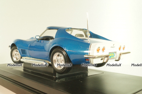 Chevrolet Corvette Baldwin Motion (C3) 1968, blue, 33389, Ertl - American Muscle 1:18