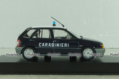 Fiat Tipo 1.1 Carabinieri, Police 1989, dark blue,  803321, Edison Giocattoli 1:43