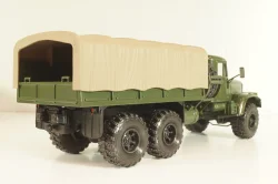 Краз-255Б бортовой с тентом 1969, зеленый, Н289, Наш Автопром 1:43  (С доработками)