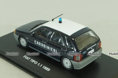 Fiat Tipo 1.1 Carabinieri, Police 1989, dark blue,  803321, Edison Giocattoli 1:43