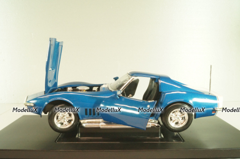 Chevrolet Corvette Baldwin Motion (C3) 1968, blue, 33389, Ertl - American Muscle 1:18