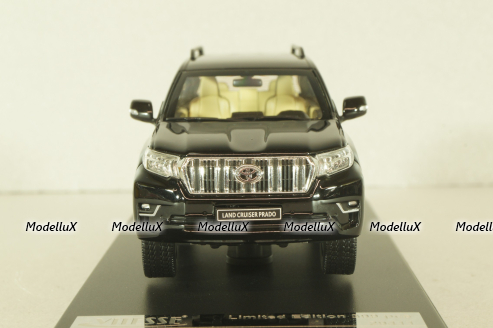 Toyota Land Cruiser Prado (J150) 2018, black, 29412, Vitesse 1:43