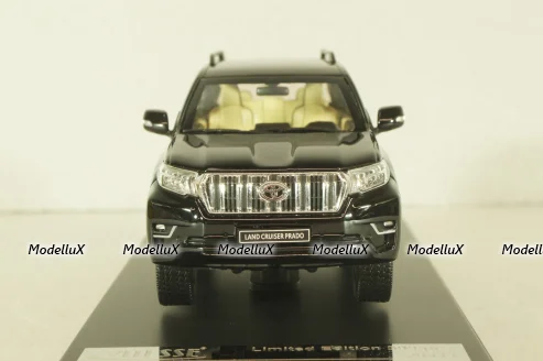 Toyota Land Cruiser Prado (J150) 2018, black, 29412, Vitesse 1:43