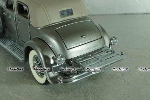 Duesenberg SJ Twenty Grand 1933, silver, Franklin Mint 1:24
