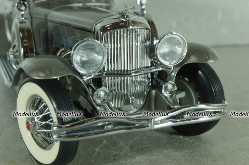 Duesenberg SJ Twenty Grand 1933, silver, Franklin Mint 1:24