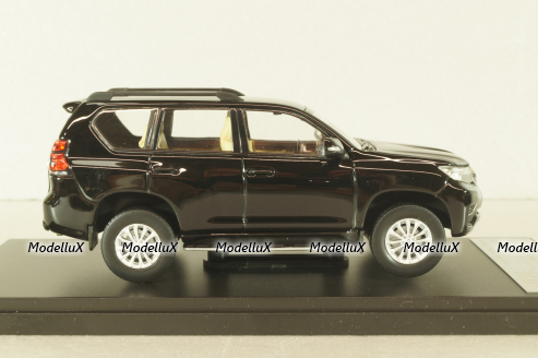 Toyota Land Cruiser Prado (J150) 2018, black, 29412, Vitesse 1:43