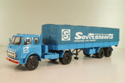 Маз-504В с п/прицепом 5205А Совстрансавто 1977, синий, Н785, Наш Автопром 1:43 (С доработками)