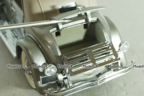 Duesenberg SJ Twenty Grand 1933, silver, Franklin Mint 1:24