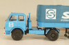 Маз-504В с п/прицепом 5205А Совстрансавто 1977, синий, Н785, Наш Автопром 1:43 (С доработками)