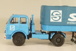 Маз-504В с п/прицепом 5205А Совстрансавто 1977, синий, Н785, Наш Автопром 1:43 (С доработками)