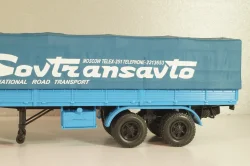 Маз-504В с п/прицепом 5205А Совстрансавто 1977, синий, Н785, Наш Автопром 1:43 (С доработками)