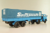 Маз-504В с п/прицепом 5205А Совстрансавто 1977, синий, Н785, Наш Автопром 1:43 (С доработками)