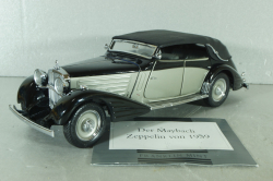 Maybach Zeppelin 1939, black/grey, Franklin Mint 1:24